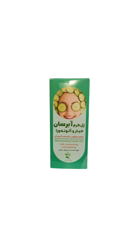 کرم آبرسان خیار و آلوئه ورا